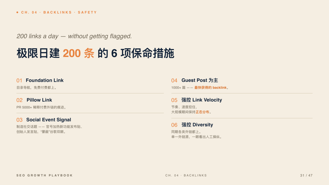 Andy 分享的外链安全策略
